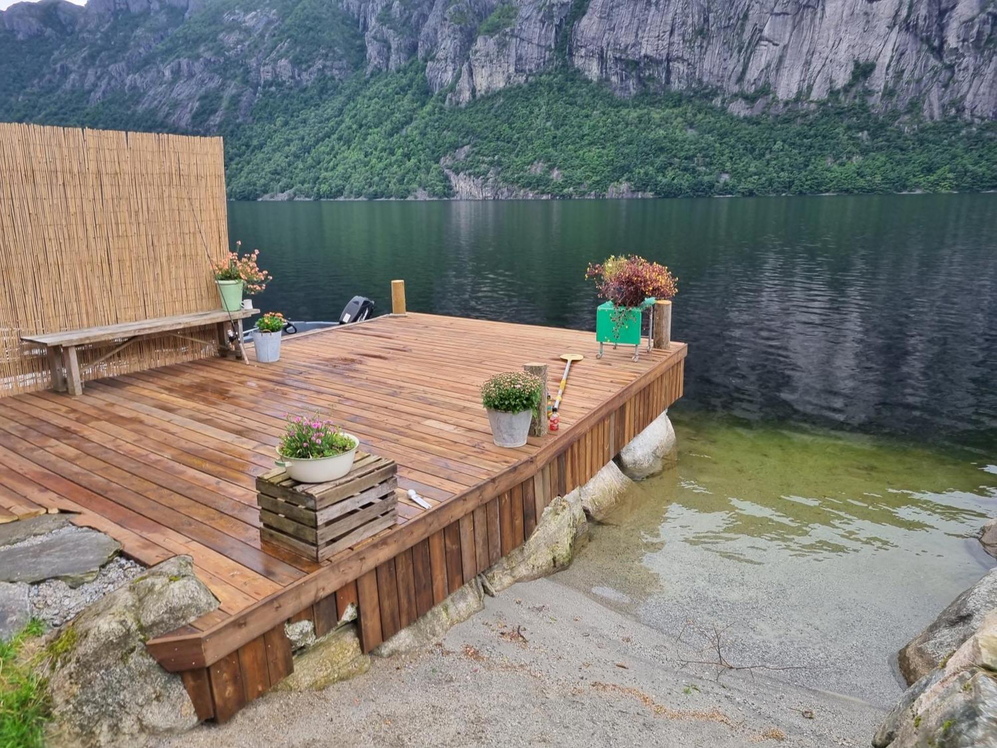 Hytte Ved Preikestolen Forsand Dış mekan fotoğraf